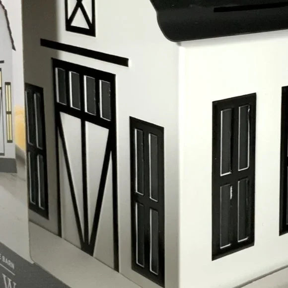 Farmhouse Barn Wax Warmer Full Size Metal Lights Up - Picture 11 of 13